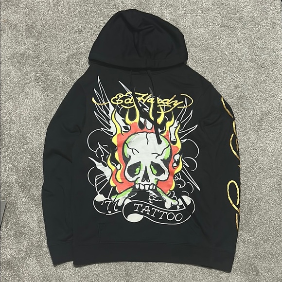 Vintage Ed Hardy Tattoo Hoodie - Picture 1 of 6